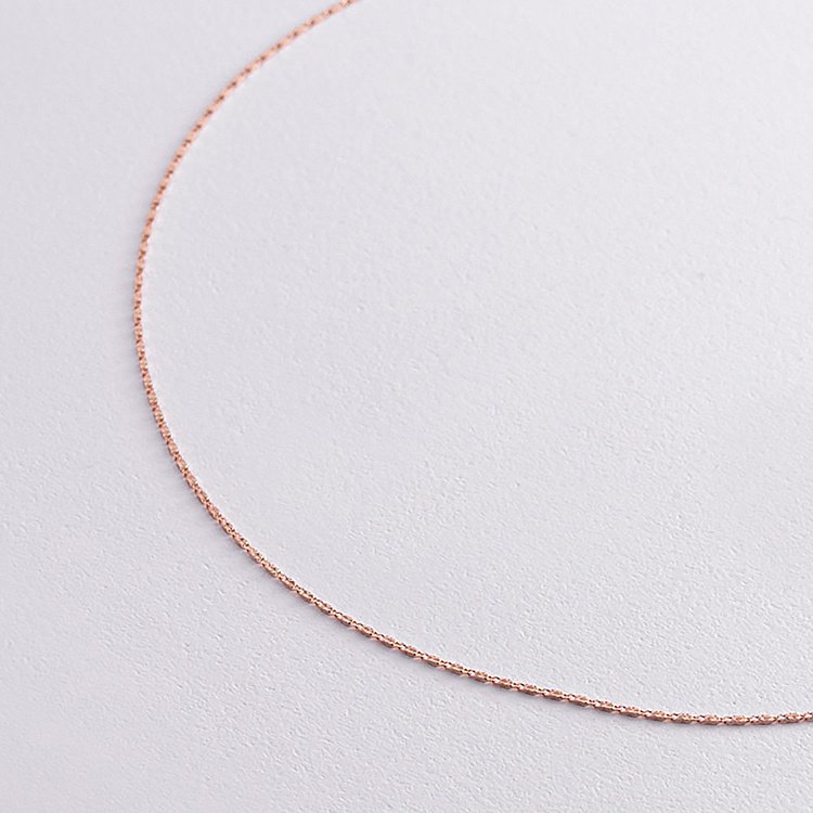 Колье - цепочка в красном золоте ц00454 от ювелирного магазина Оникс