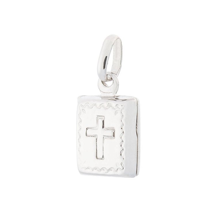 Срібний кулон з хрестиком для фотографії 132646 від ювелірного магазину Онікс
