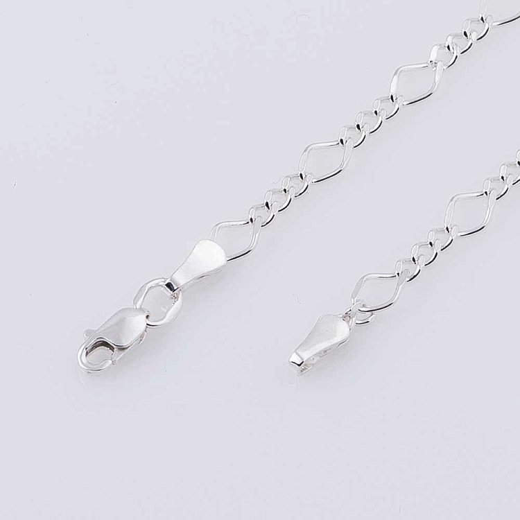 Серебряная цепочка плетение Нонна 3+1 б012583 от ювелирного магазина Оникс - 1