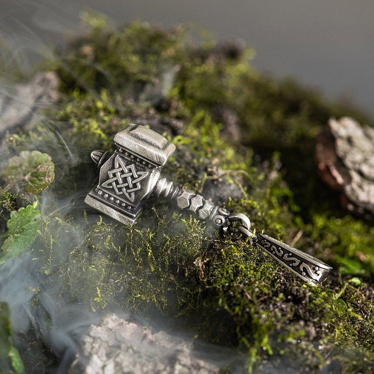 Срібний кулон "Молот Сварога" 218 від ювелірного магазину Онікс - 3