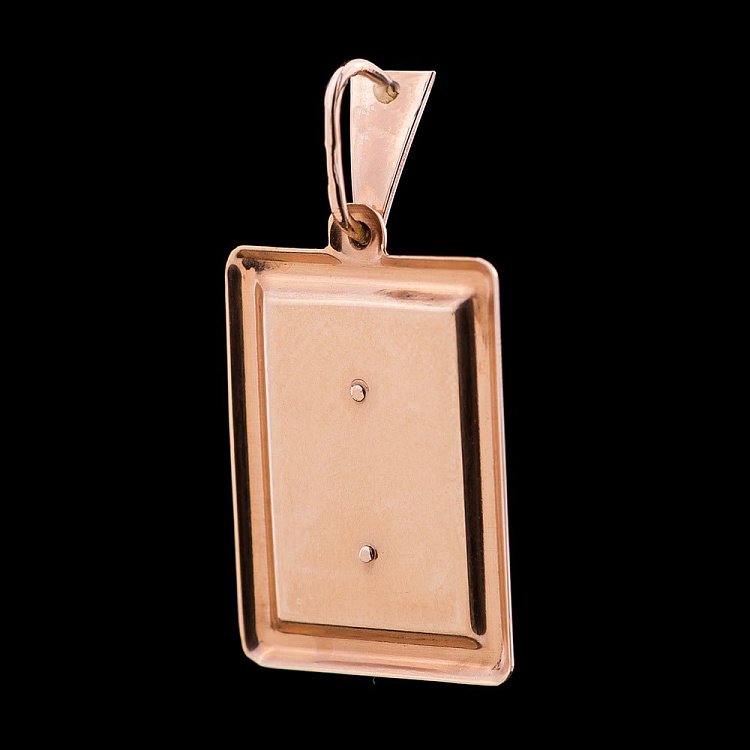 Золота ладанка з перламутром "Господь Вседержитель" п00251а від ювелірного магазину Онікс - 1