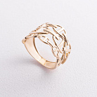 Каблучка "Helen" у жовтому золоті к08442 от ювелирного магазина Оникс