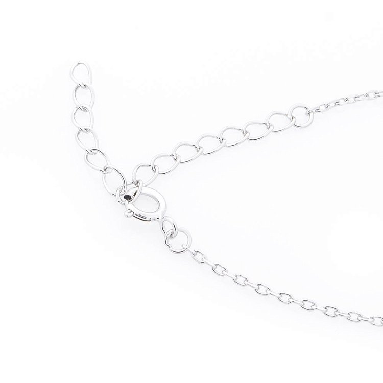 Срібне кольє "Сердечка" (фіаніт) 18753 від ювелірного магазину Онікс - 2