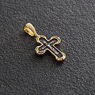 Серебряный крест с распятием "Спаси и Сохрани" 132997 от ювелирного магазина Оникс - 3