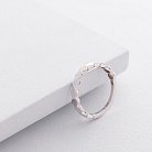 Золотое кольцо без камней к06215 от ювелирного магазина Оникс - 3