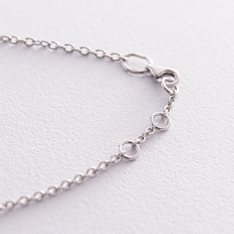 Серебряный браслет с фианитами 141536 от ювелирного магазина Оникс - 3