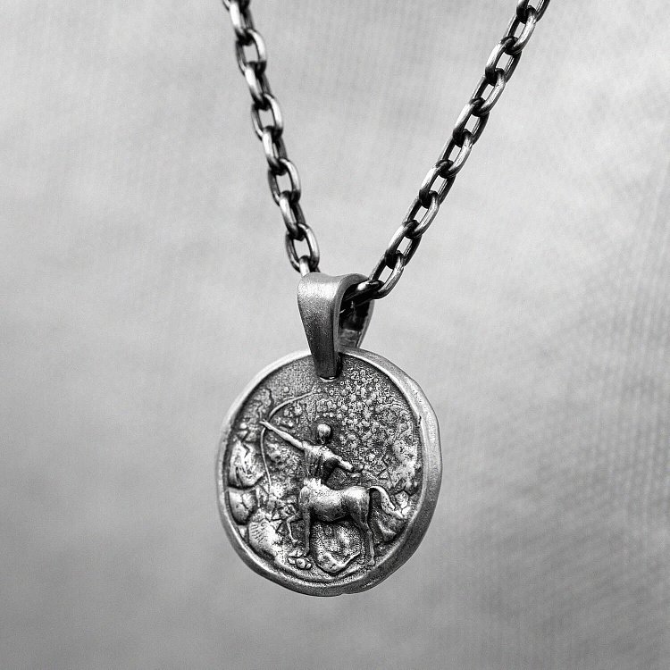 Серебряный кулон "Знак зодиака Стрелец" 133221стрілець от ювелирного магазина Оникс - 3