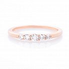 Золотий перстень з діамантами кб0240ch от ювелирного магазина Оникс - 2