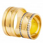 Обручальное кольцо (фианиты) обр000770 от ювелирного магазина Оникс - 2