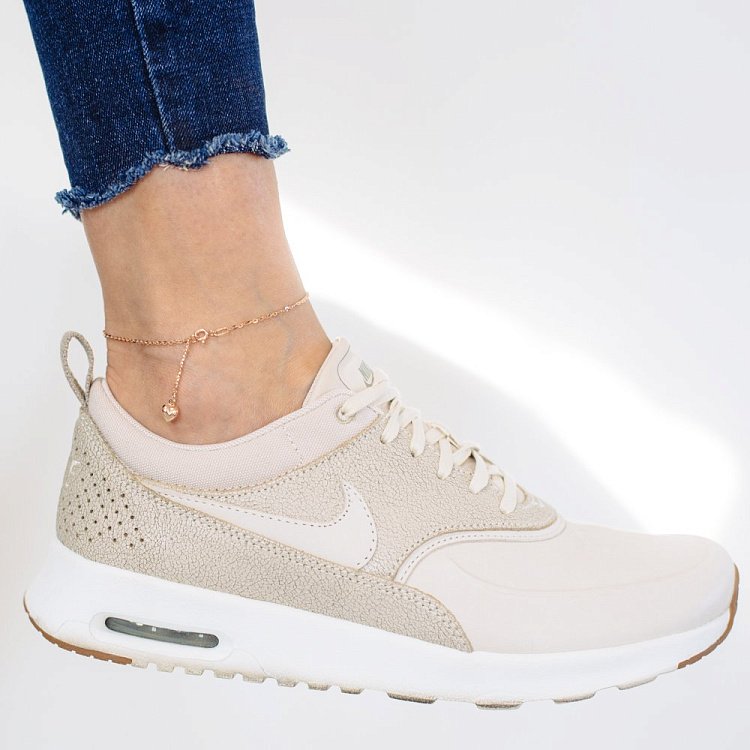 Золотой браслет на ногу с сердечком б03606 от ювелирного магазина Оникс - 1