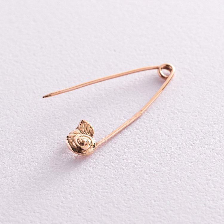 Золотая булавка зак00113 от ювелирного магазина Оникс