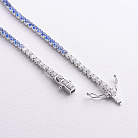 Золотой браслет с бриллиантами и сапфирами бб0065mi от ювелирного магазина Оникс - 3