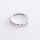 Помолвочное кольцо в белом золоте (бриллиант) кб0349ca от ювелирного магазина Оникс