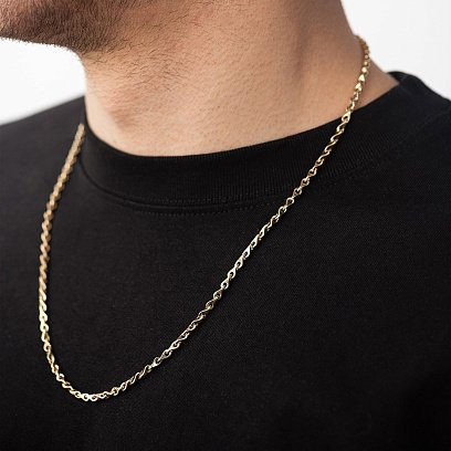 Чоловічий золотий ланцюжок ц00531 №2