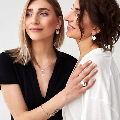 Золоті сережки Великі монетки с06498 №10