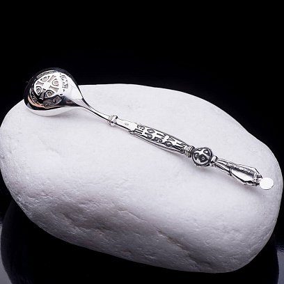 Серебряная ложка со Св. Николаем 24025 №4