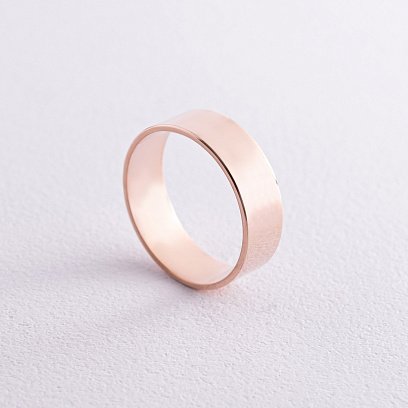 Золотое обручальное кольцо "Американка" (возможна гравировка) обр00002ш6 №6