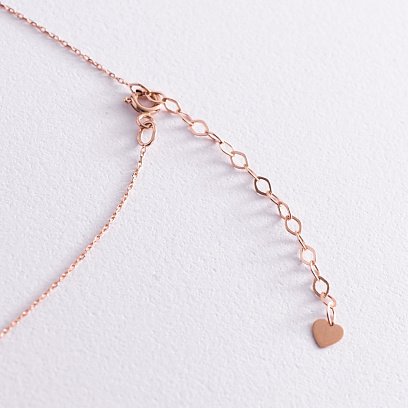 Золотое колье "Шарики" с жемчугом кол02029 №6