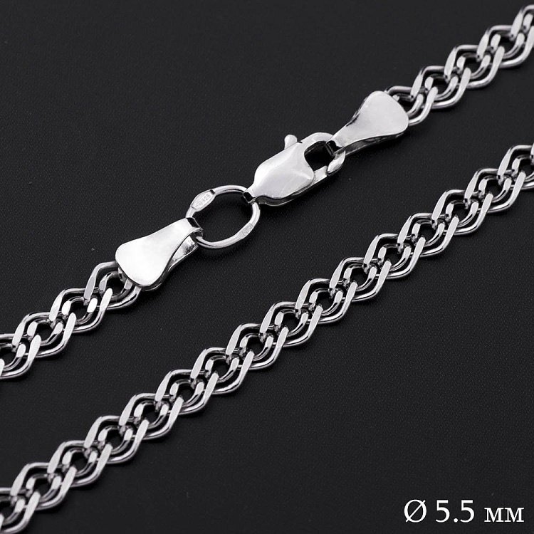 Срібний ланцюжок плетіння Нонна б010673 від ювелірного магазину Онікс