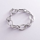 Срібний браслет (родій) 14596 от ювелирного магазина Оникс