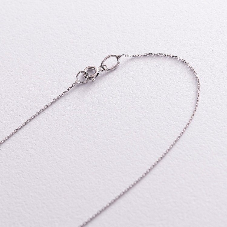 Золоте кольє з заручальною каблучкою і серцем (фіаніт) кол02467 від ювелірного магазину Онікс - 3