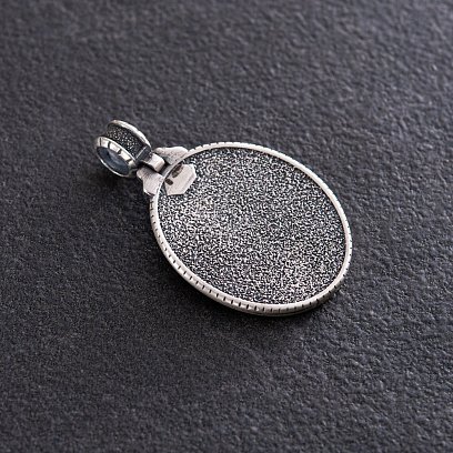 Срібний кулон "Ісус Христос" 133181 №7