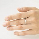 Золотое помолвочное кольцо (бриллианты) кб03036 от ювелирного магазина Оникс - 3