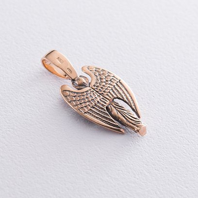 Золотая подвеска "Ангел Хранитель" п03191 №3