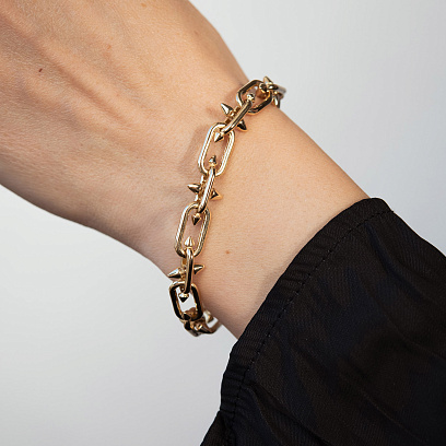 Браслет "Mikaela" у жовтому золоті б05776 №4