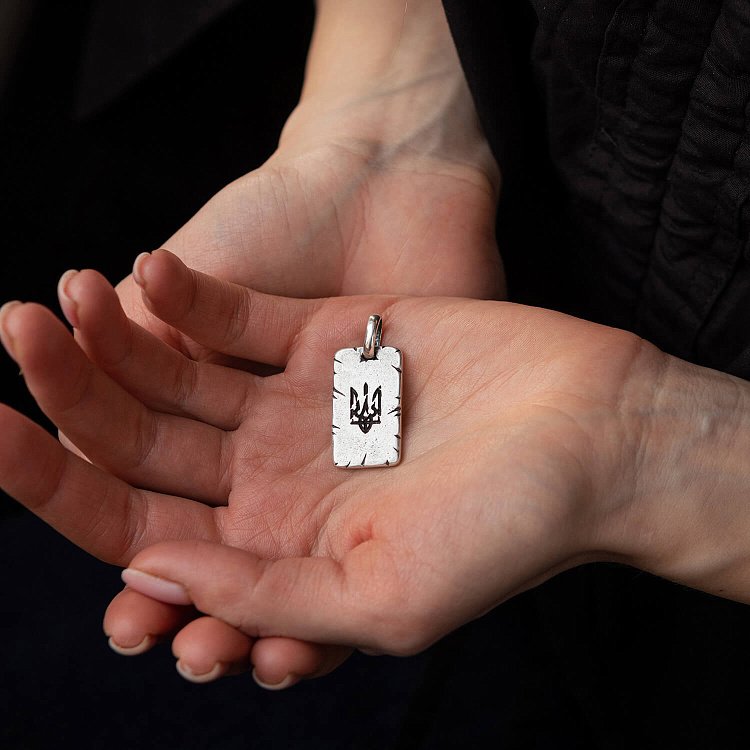Срібний кулон "Герб України - Тризуб" 133213g від ювелірного магазину Онікс - 11