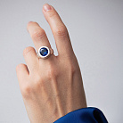 Золота каблучка "Emily" з сапфіром к212с от ювелирного магазина Оникс - 1