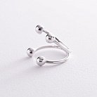 Серебряное кольцо "Шарики" 901-01191 от ювелирного магазина Оникс - 5