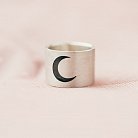 Серебряное кольцо с гравировкой "Луна" 112143лн от ювелирного магазина Оникс