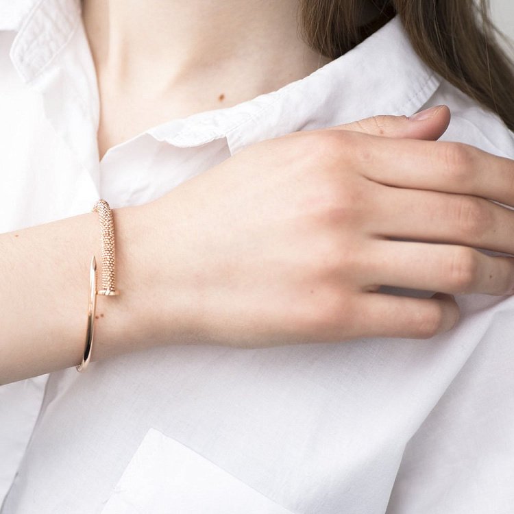 Золотий браслет "Цвях" б04039 від ювелірного магазину Онікс - 2