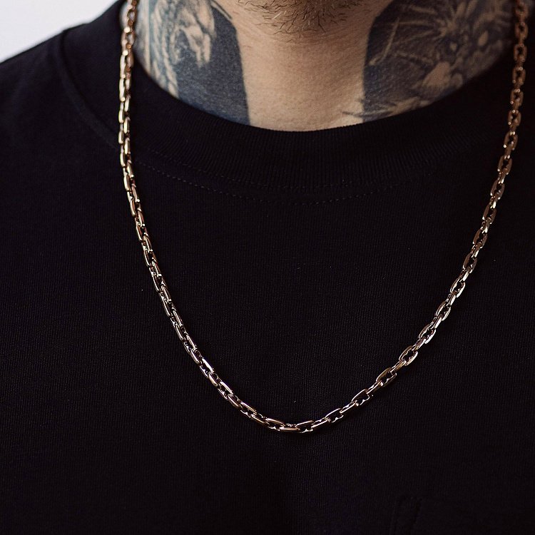 Чоловічий золотий ланцюжок ц00517 від ювелірного магазину Онікс - 4