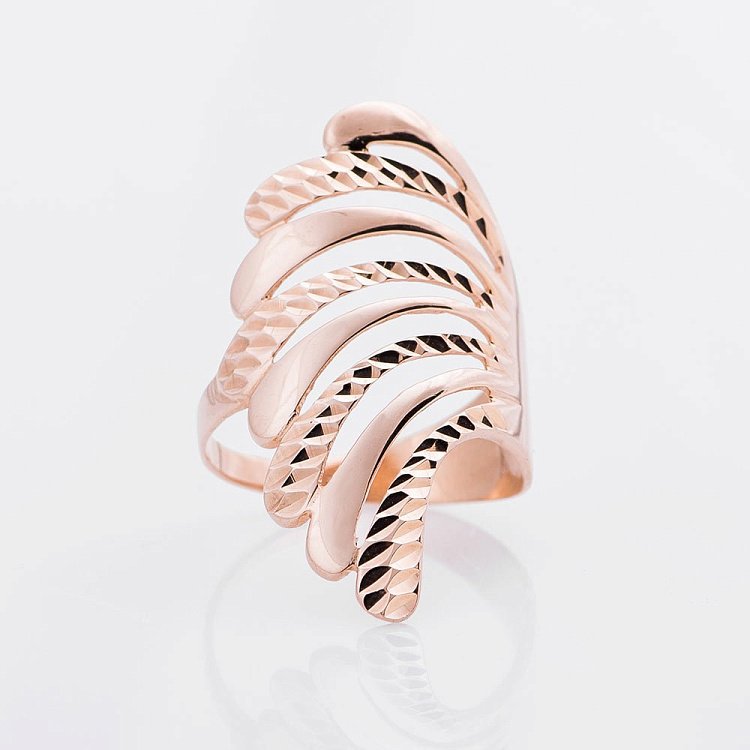 Золота каблучка к00873 від ювелірного магазину Онікс