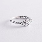 Серебряное кольцо "Змей Уроборос" 112553 от ювелирного магазина Оникс - 2