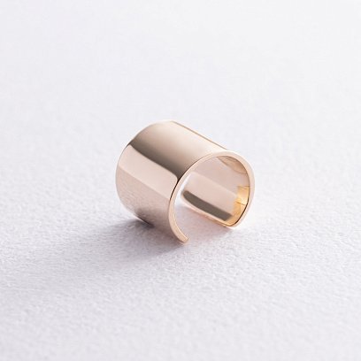 Сережка-каффа в жовтому золоті с06951 №13