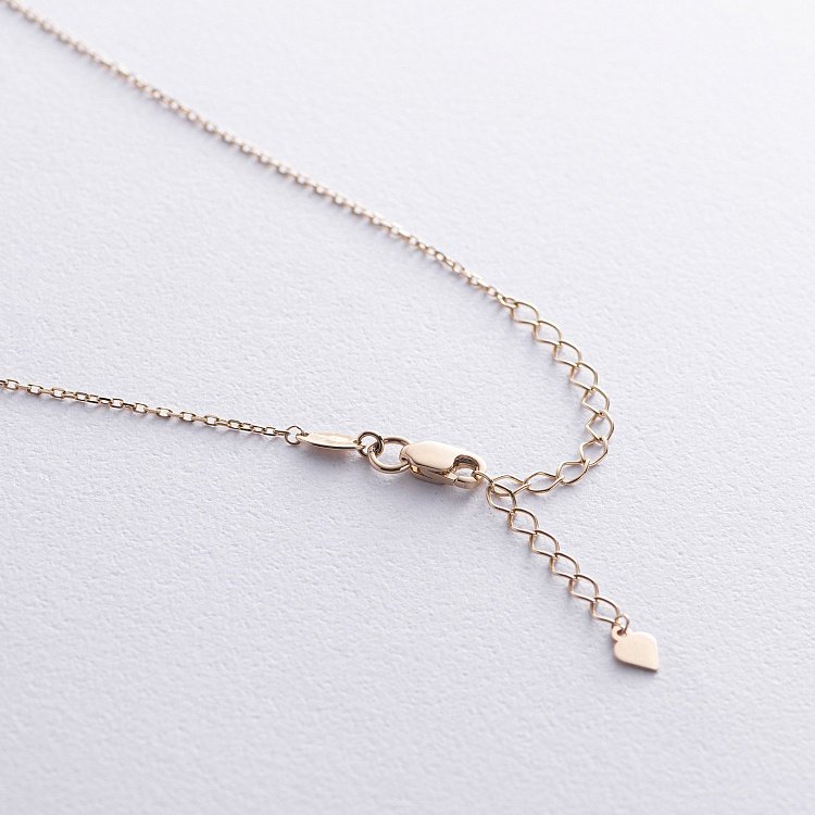 Колье "Шарики" в желтом золоте кол02457 от ювелирного магазина Оникс - 2