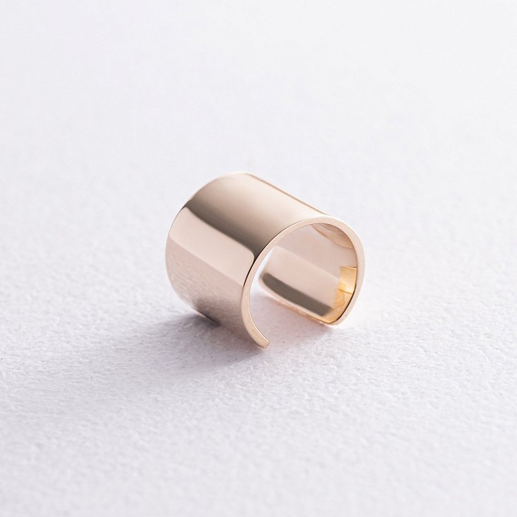 Сережка-каффа в жовтому золоті с06951 від ювелірного магазину Онікс - 15