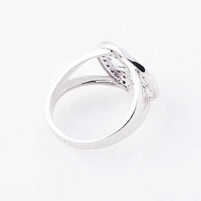 Золота каблучка "Конюшина" к05188 №2