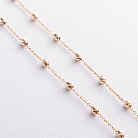 Колье "Шарики" в желтом золоте кол02666 от ювелирного магазина Оникс - 1