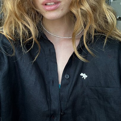 Срібна шпилька "Україна" (матова) 20053 №2