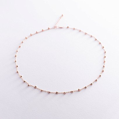 Колье в красном золоте "Шарики" кол01617