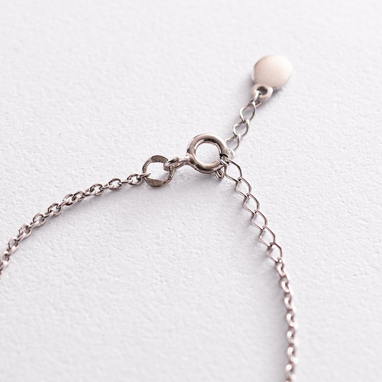 Серебряный браслет "Девочка" (возможна гравировка) 2079 от ювелирного магазина Оникс - 4