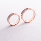 Золотое обручальное кольцо "Вышиванка" с эмалью 229732400 от ювелирного магазина Оникс - 10