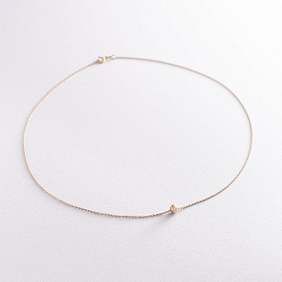 Кольє "Шар" в жовтому золоті (0.5 см) кол01759