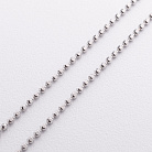 Срібний ланцюжок Кульковий 15129 от ювелирного магазина Оникс - 2