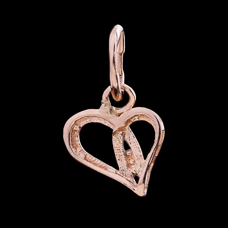 Золотий кулон "Серце" п00991 від ювелірного магазину Онікс - 1