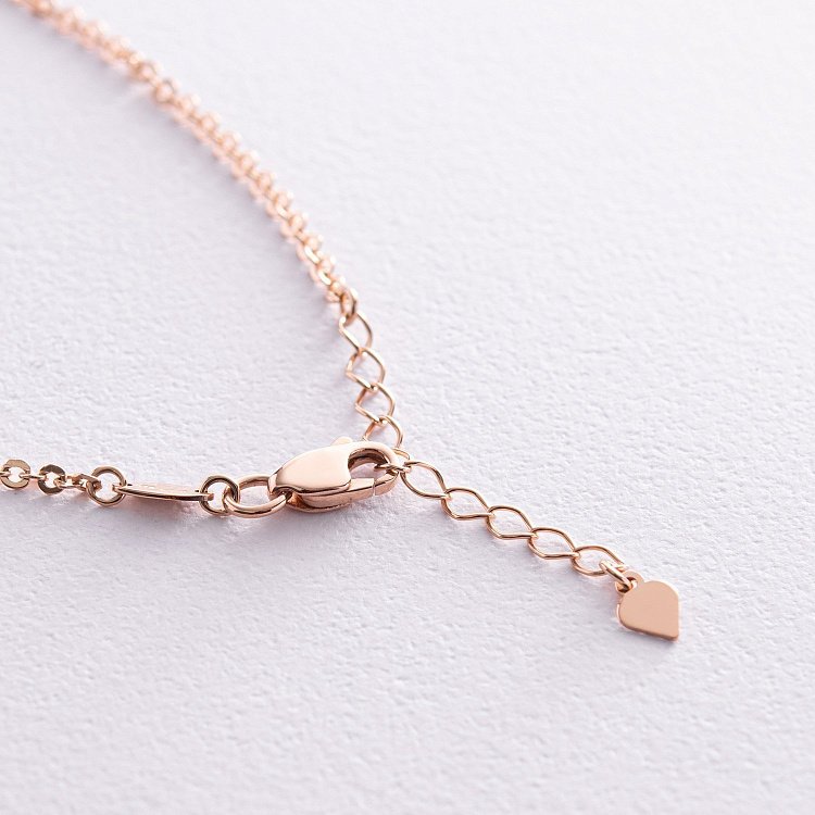 Браслет у червоному золоті (можливе гравіювання) б05188 від ювелірного магазину Онікс - 6